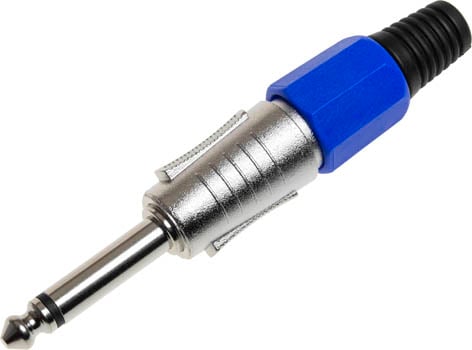 Photo of a 6.5mm professional mono plug.