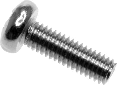 Photo of a 4mm by 10mm r/h bolt.