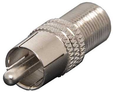 RCA Male To F Connector Female Adapter jpg