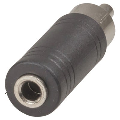 RCA Plug to 3.5mm Mono Socket Adapter jpg