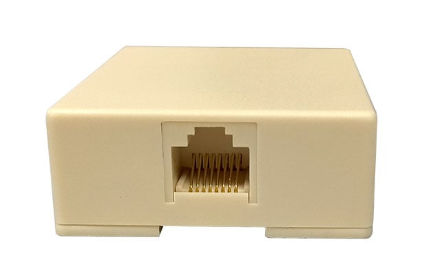 RJ45 Modular Socket Side Entry Surface Mount - Socket