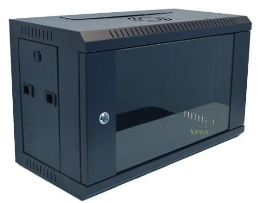 6RU 300mm Pre-assembled Wall-Mount Data Cabinet jpg