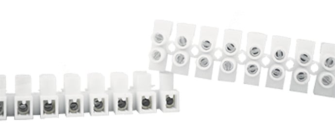 12 Pole Screw Strip Connector with Wire Guard | Wiltronics