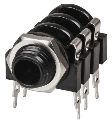 6.5mm Isolated Stereo Socket Switched