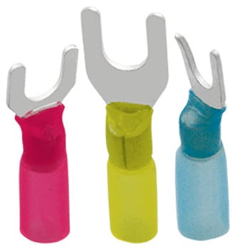 Heat Shrinkable Spade Terminals 50pk jpg