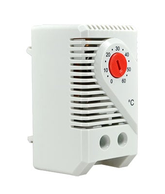 Stego KTO-011 NC Thermostat, Red DIN Rail