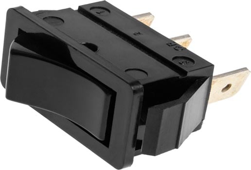 SPDT Black Rocker Switch ON-ON