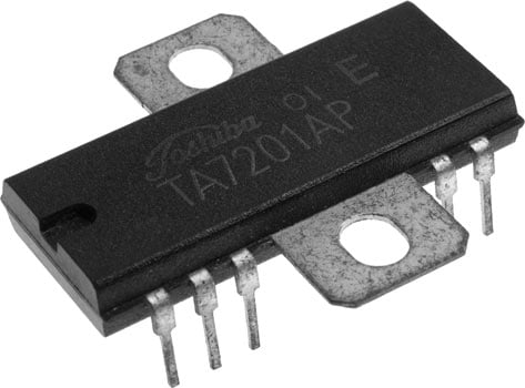 Photo of a TA7201.