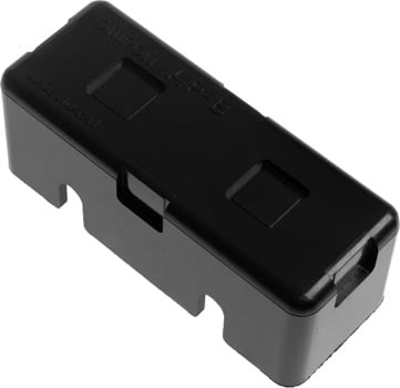 Photo of a micro switch terminal cover.