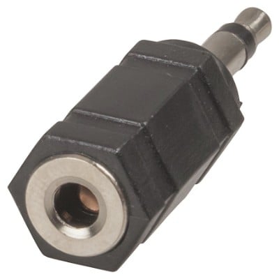 3.5mm Mono Plug to 3.5mm Stereo Socket Adaptor jpg