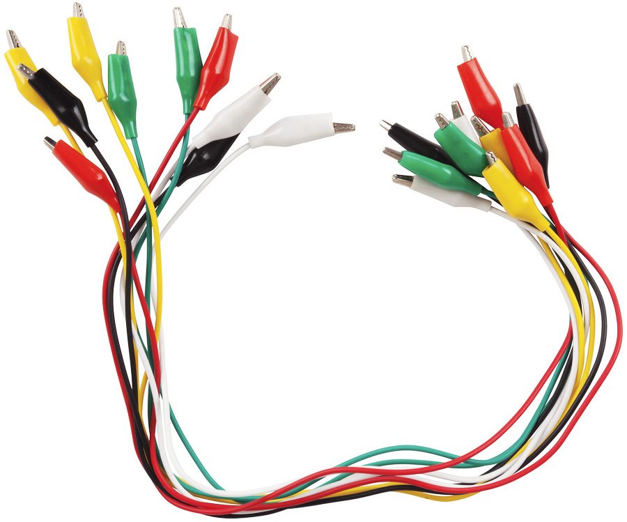 Alligator Clip Jumper Leads Wiltronics