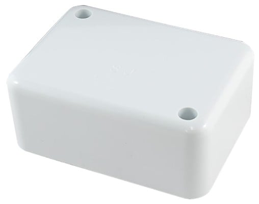 Small Junction Box with Clip on Cover jpg