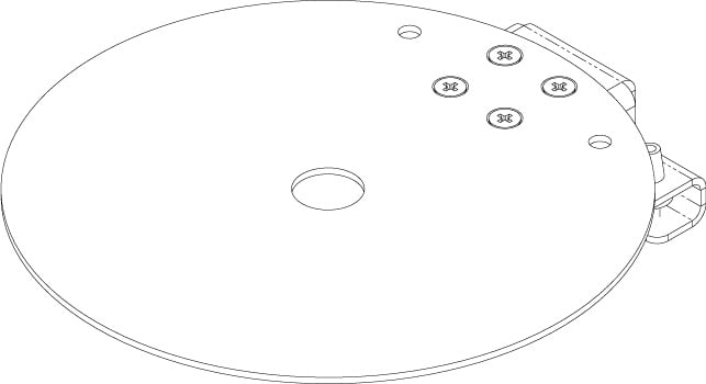 AARC Truck/Boot Mount for AC-LPMM Range - Illustration