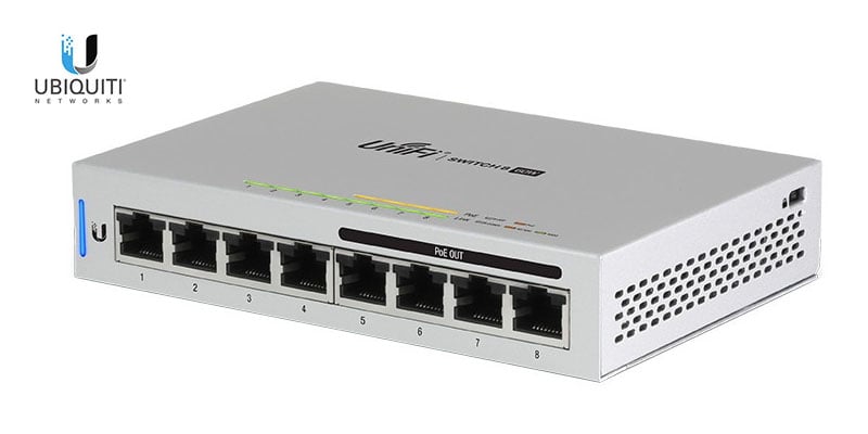 Ubiquiti UniFi Switch 8-port 60W with 4 x 802.3af PoE Ports