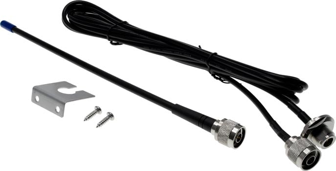Photo of an AARC 433MHz 4.5dBi antenna with 3.6m cable & N connector.