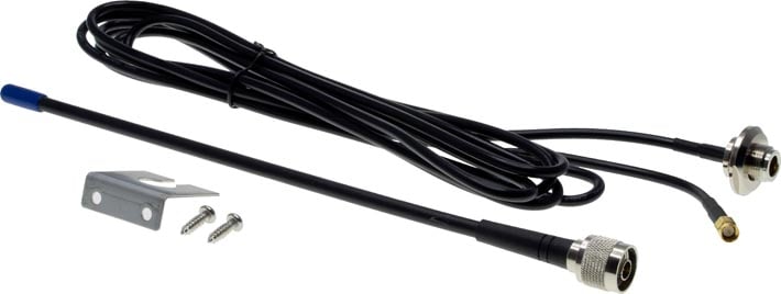 Photo of an AARC 433MHz and 4.5dBi antenna with a 3.6m cable & SMA connector.