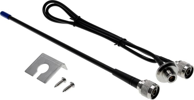 Photo of an AARC 433MHz 4.5dBi antenna with 1m cable & N connector.