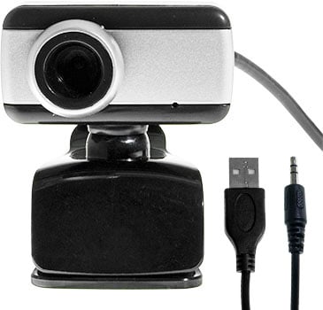 Webcam with Built-in Microphone - USB 2.0