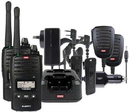 GME TX6160TP UHF Handheld 5W with Accessories