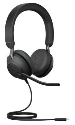 Jabra Evolve2 40 UC Headset, Black, USB-C, Stereo jpg