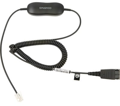 Jabra GN 1200 Smart Cord, 2m Curly jpg