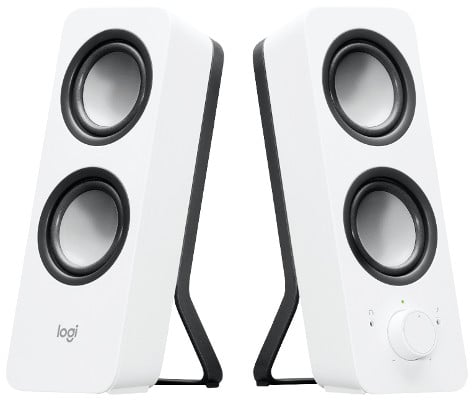 Logitech Z200 Stereo 5WRMS PC Speakers Pair White jpg