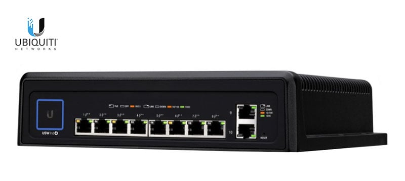 Ubiquiti UniFi Industrial Rugged Fanless Gigabit Layer 2 Switch