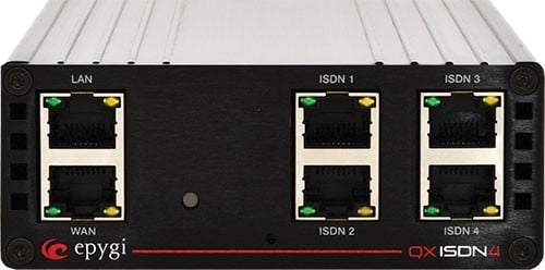 Epygi QXISDN4, 4 Port BRI ISDN Gateway jpg