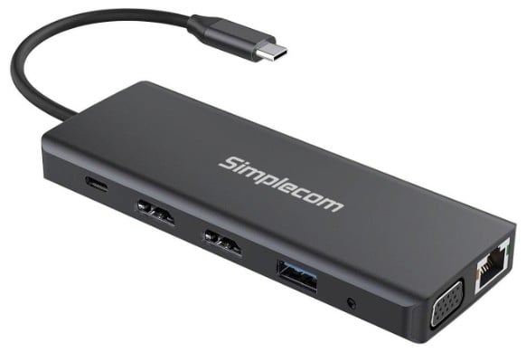 Simplecom CHN612 USB-C 12-in-1 Multiport Docking Station jpg