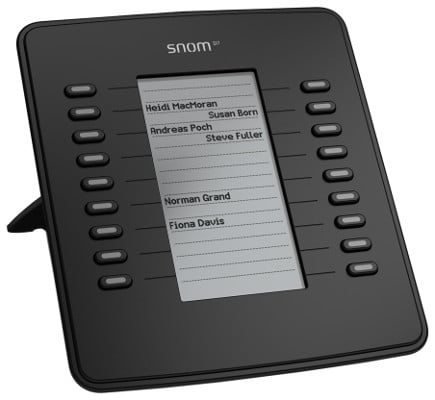 Snom SNOM-D7 18 Button Black Keypad with USB Connection