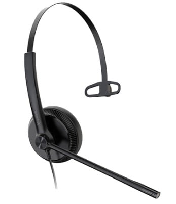 Yealink TEAMS-UH34L-M Professional USB Wired Headset, TEAMS Certified, Single Foam Earpiece jpg