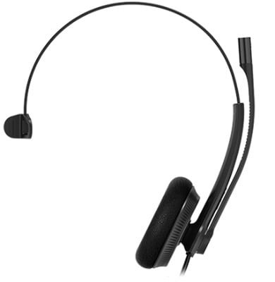 Yealink UH34L-M-UC Lite Mono Professional USB Wired Headset, Single Foam Earpiece jpg