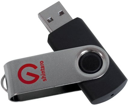 CM1080 USB Flash Drive 8GB Swivel-Type - Shintaro