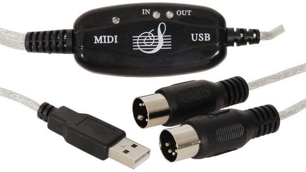 MIDI to USB Cable