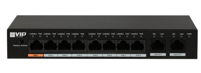 8 Port Unmanaged Fast Hi-PoE Ethernet Switch jpg