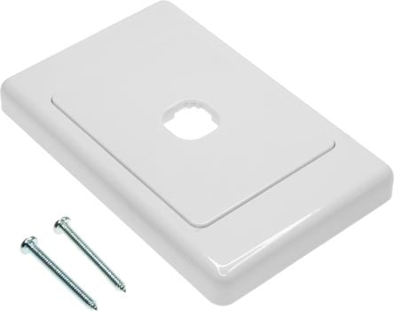 Photo of a wall plate that is S3 premium Australian / New Zealand WPC1 style.