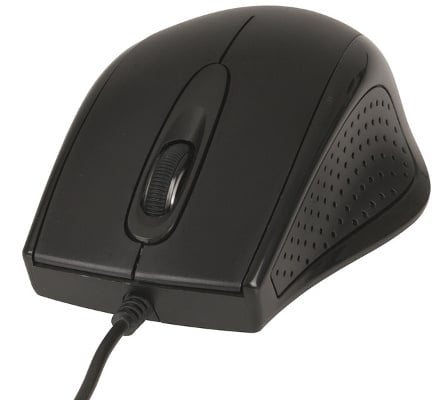 Wired Mouse - Optical, USB - Front View