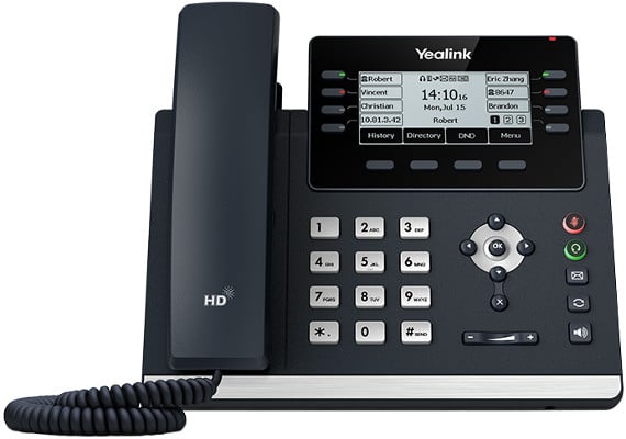 Yealink T43U 12 Line IP Phone, 3.7\