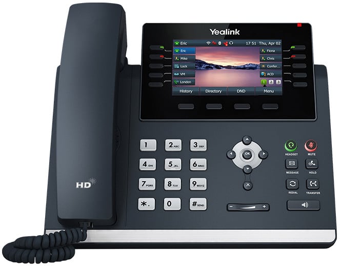 Yealink T46U 16 Line IP Phone, 4.3\