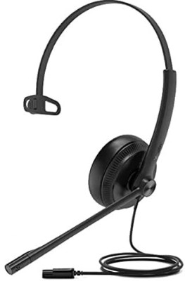 Yealink YHM341 Wideband QD Mono Headset with Soft Leather Ear Cushion