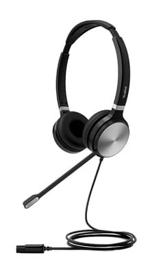 Yealink YHM361 Wideband Noise Cancelling QD Mono Headset with Soft Leather Earpieces