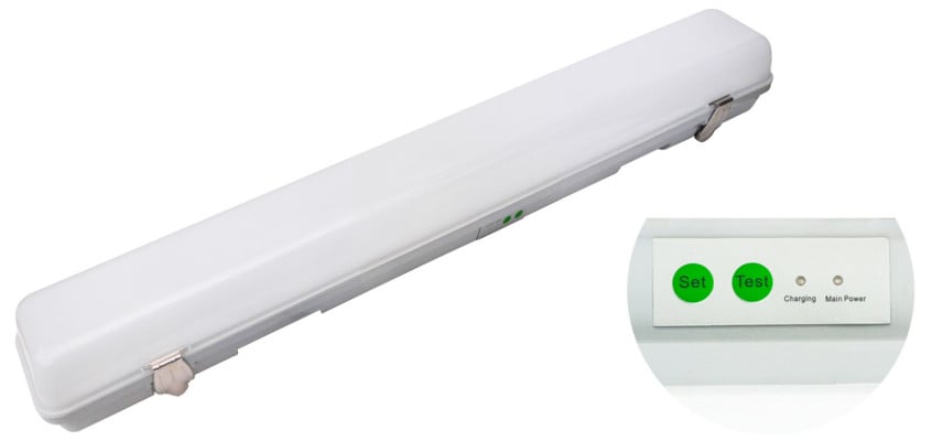 Intelligent 18W LED Batten Light with Battery Backup (600mm)