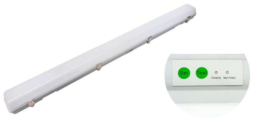 Intelligent 36W LED Batten Light with Battery Backup (1200mm)