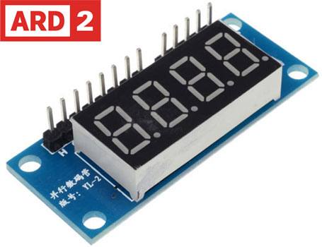 Arduino Compatible 4 Digit 7-Segment LED Display Module