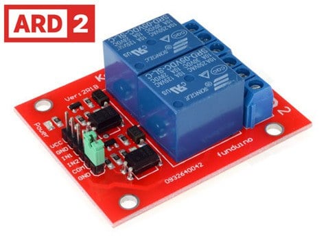 Arduino Compatible ARD2 DC 5V 2 Channel High Voltage Relay Module
