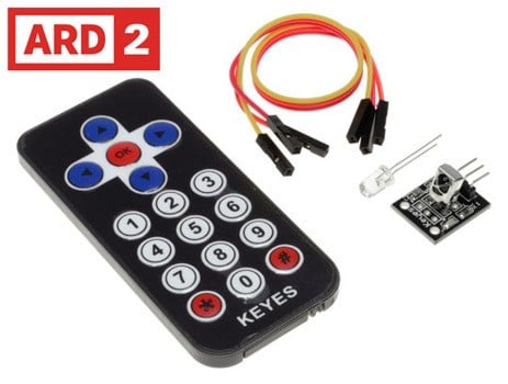 Arduino Compatible ARD2 IR Receiver Module Remote Control Kit