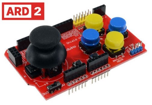 Arduino Compatible ARD2 Joystick V2.0 Breakout Shield