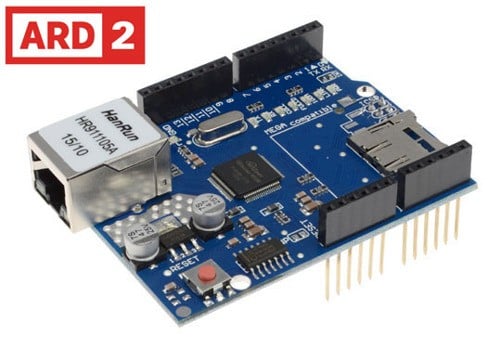 Arduino Compatible ARD2 W5100 Ethernet Shield