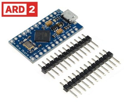 Arduino Compatible Pro Micro ATMEGA32U4 AU 16MHz 32KB 12 Pins