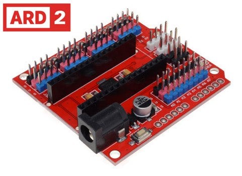 Arduino Nano Expansion Breakout Board Shield - USB